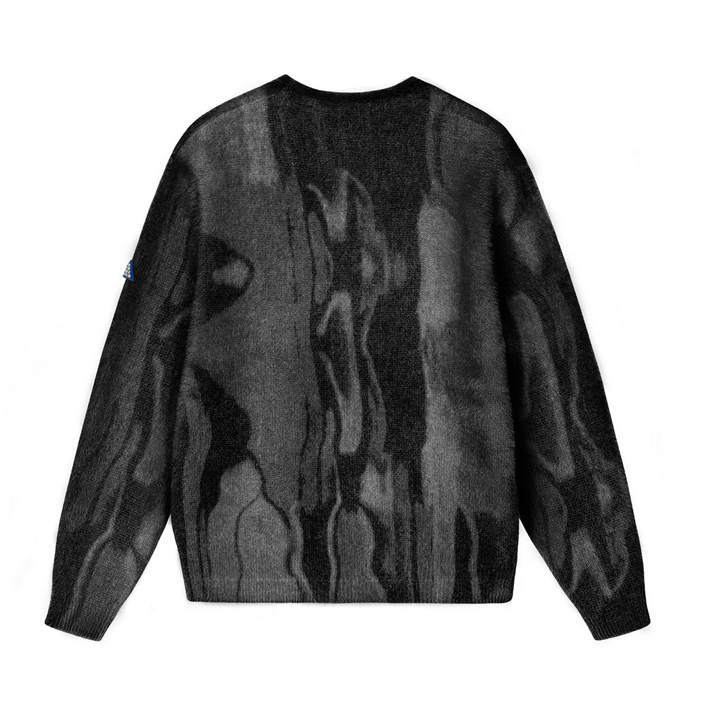 Marble Mohair Cardigan (Grey/Multi) - Image 2