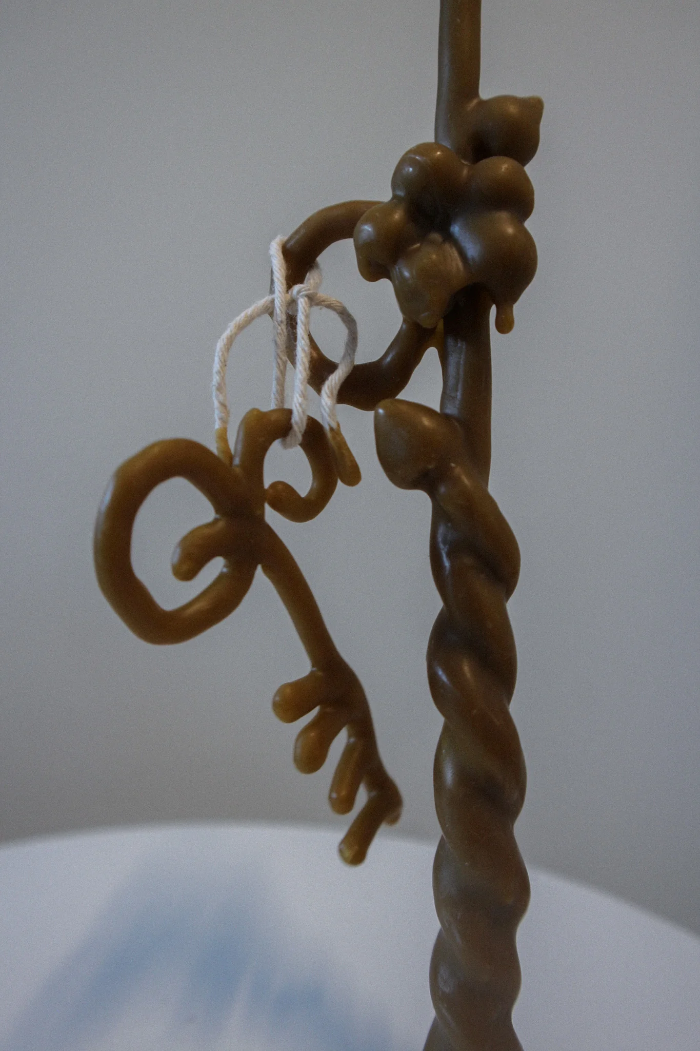 Beeswax Candle (Brown) - Image 2