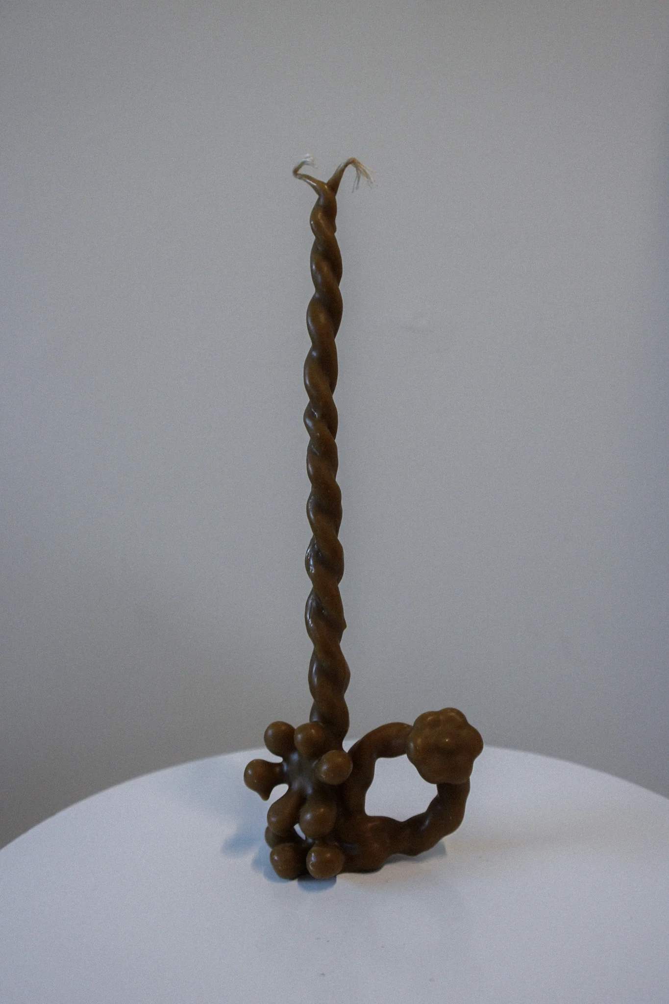Beeswax Candle (Brown) - Image 3