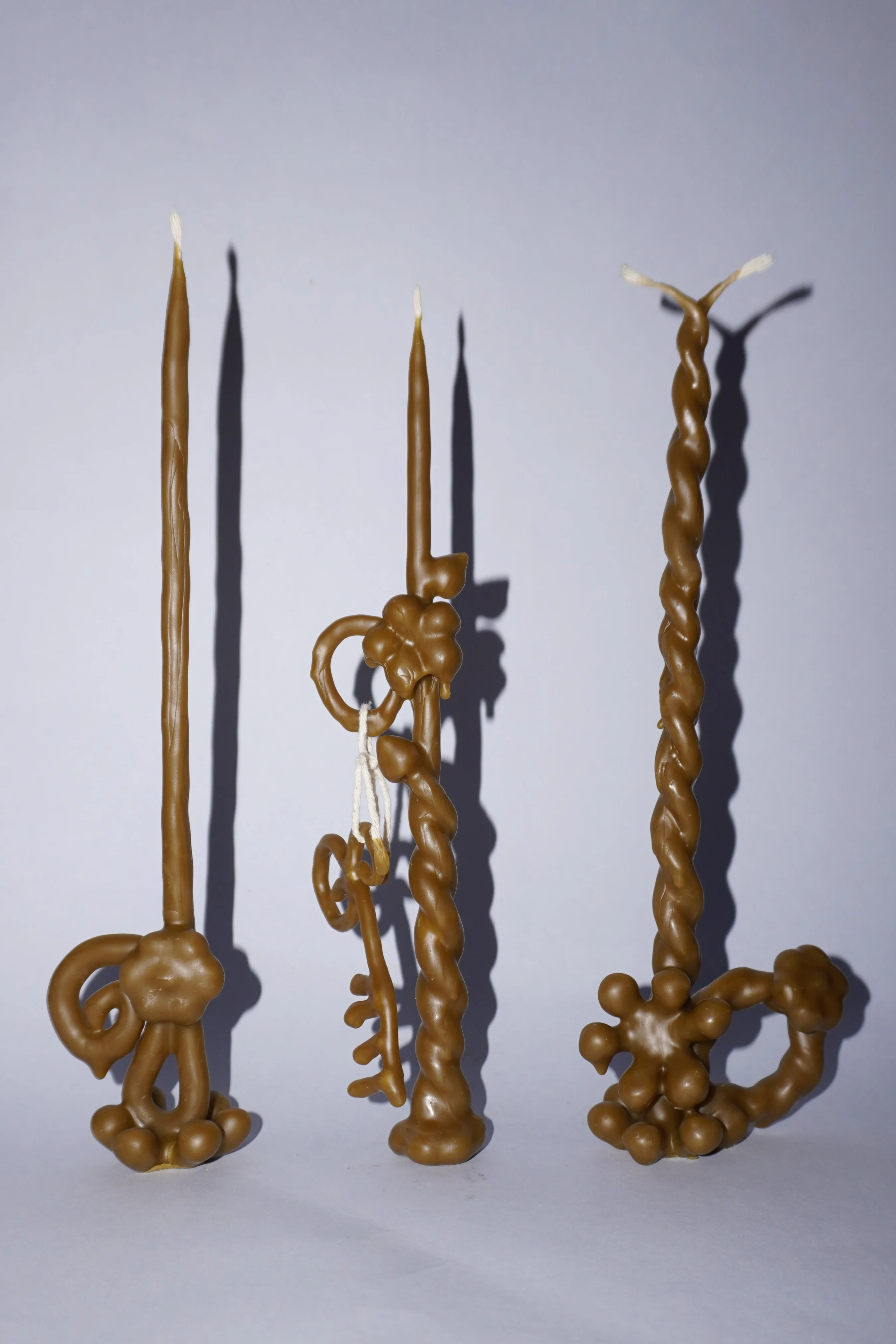 Beeswax Candle (Brown) - Image 5