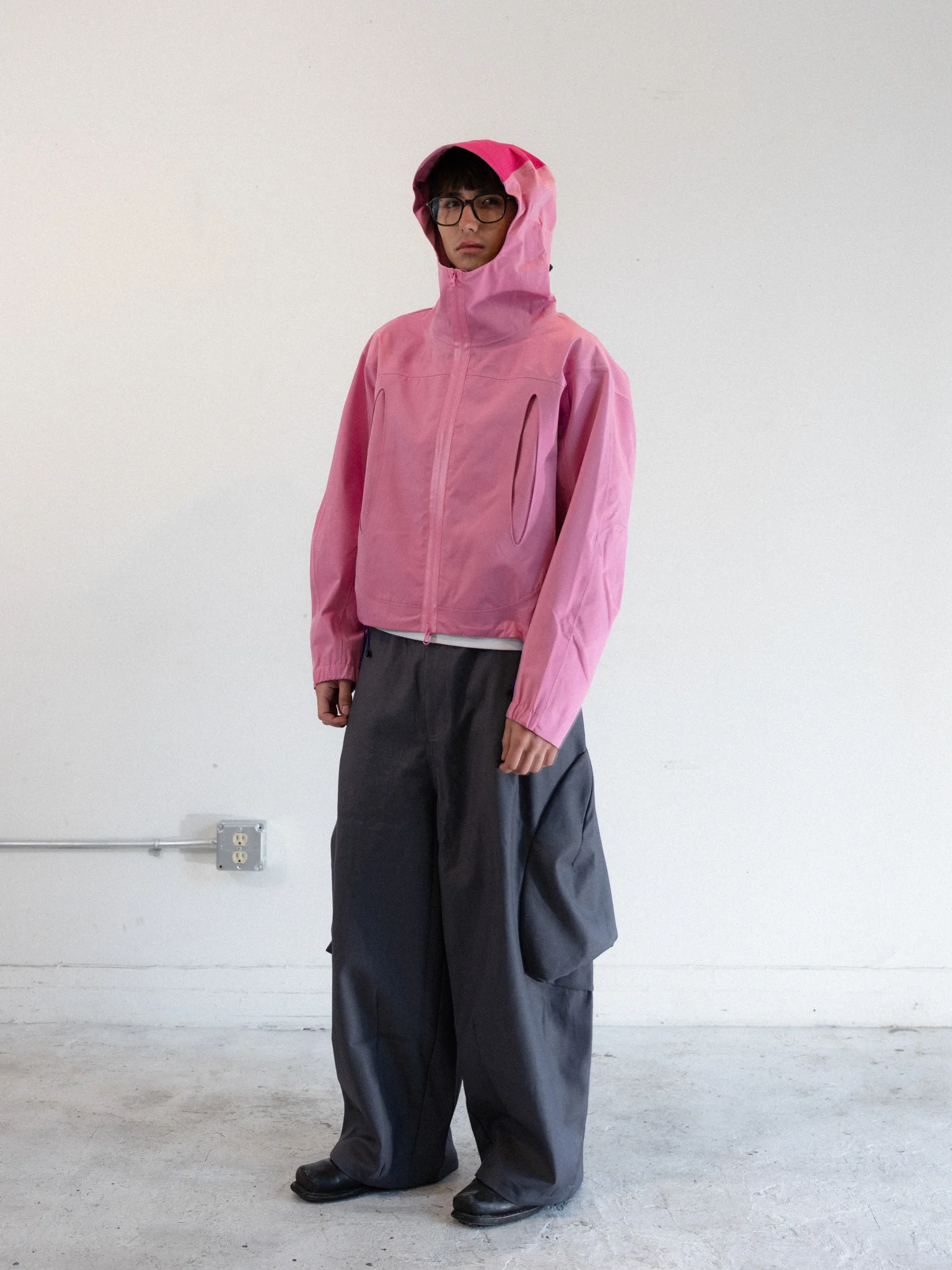 Waterproof Hardshell Jacket (Pink) - Image 2
