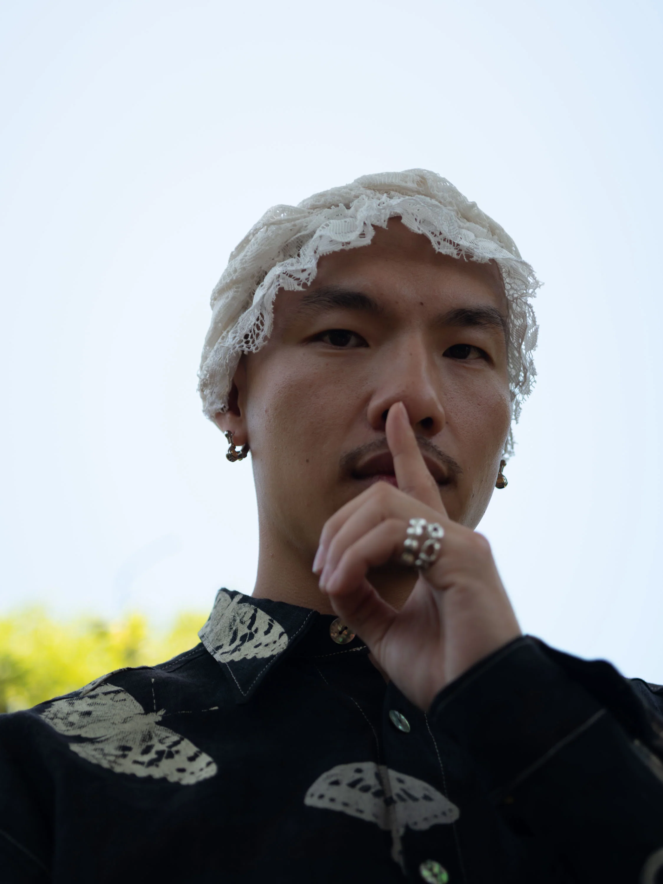 Lace Bonnet (White) - Image 3