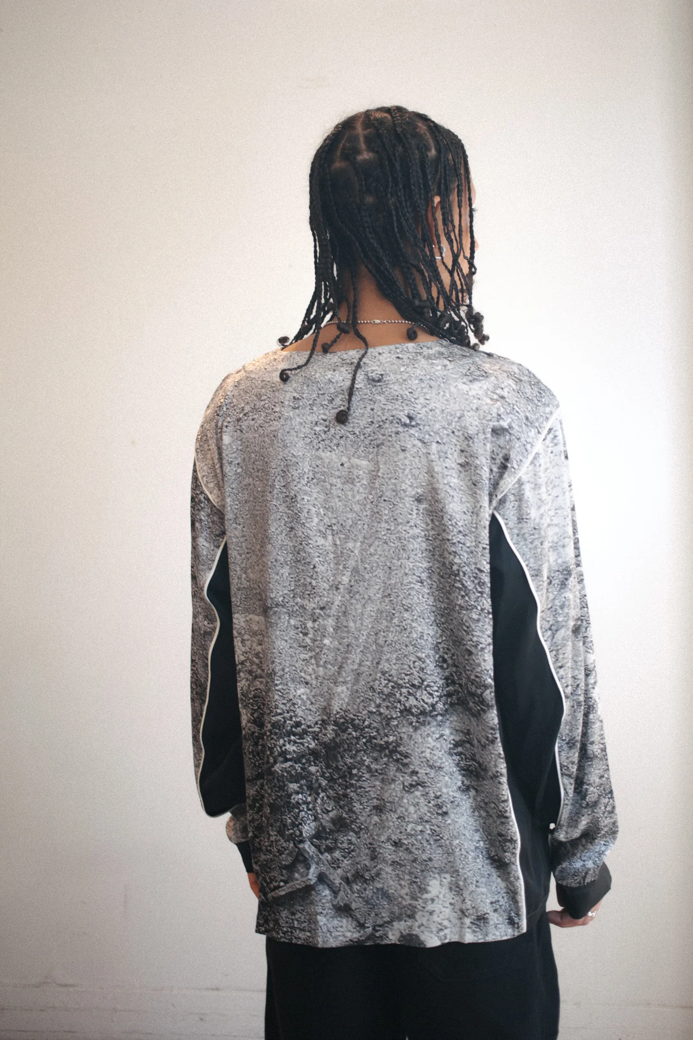 Sharjah Dust Double V-Neck Silk Top - Image 3
