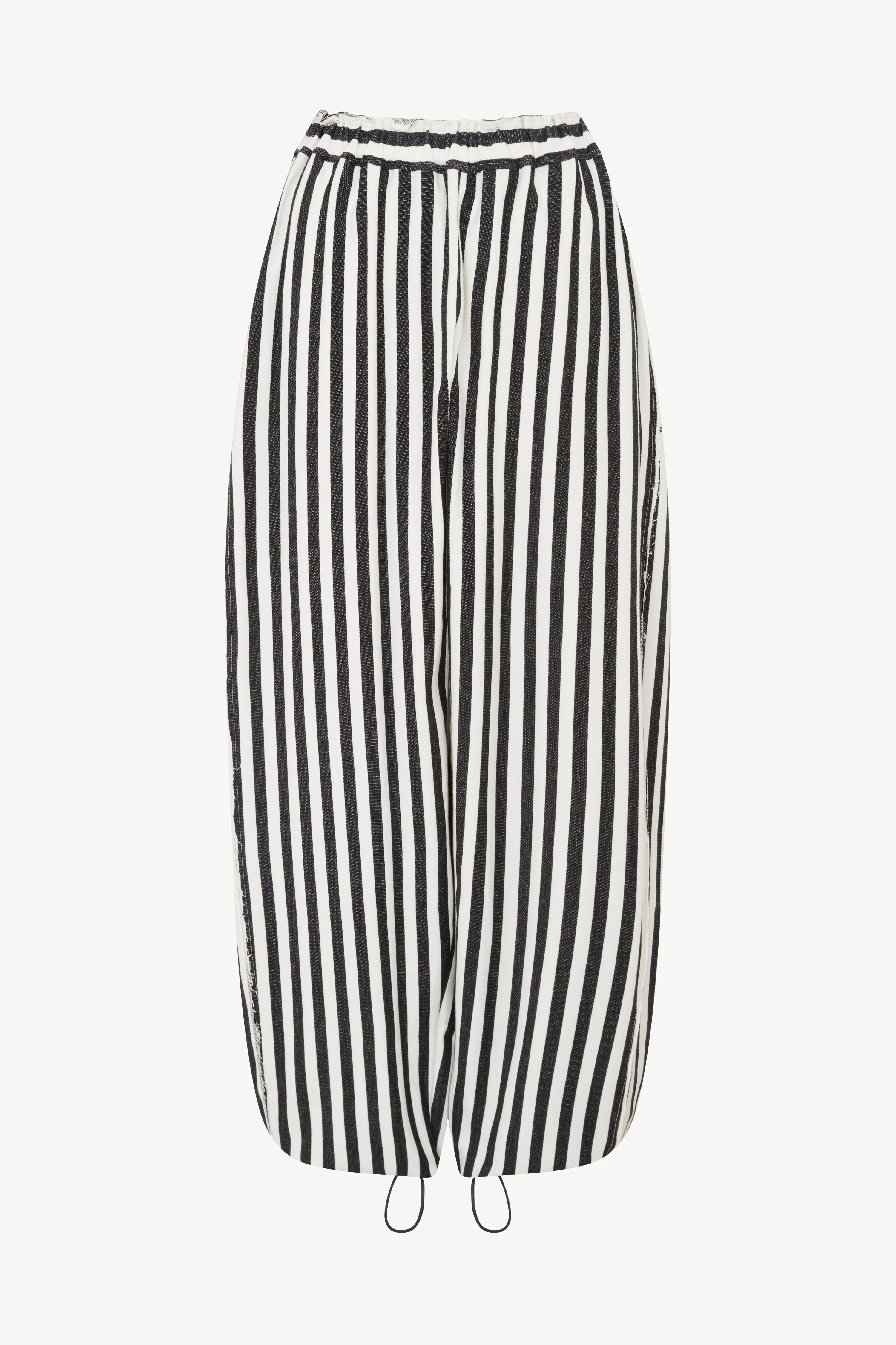 Striped Warm Up Trousers (Black/White) - Image 4