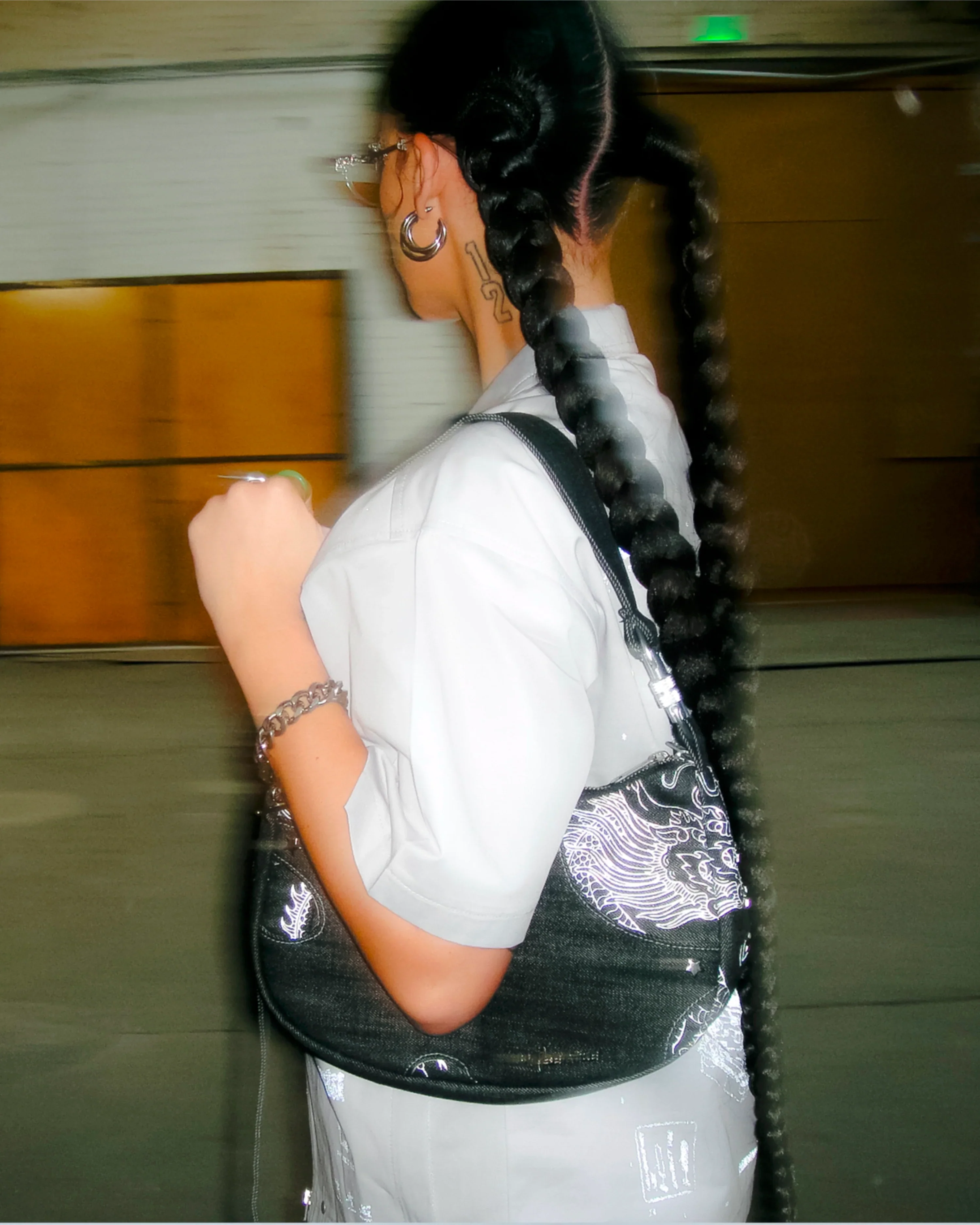 Wudang Clutch Bag (Denim) - Image 3